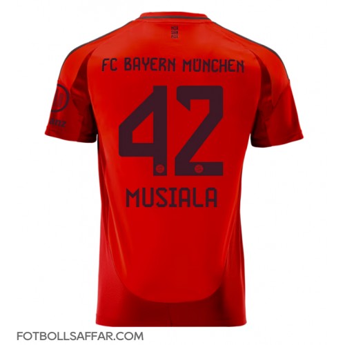 Bayern Munich Jamal Musiala #42 Hemmatröja 2024-25 Kortärmad